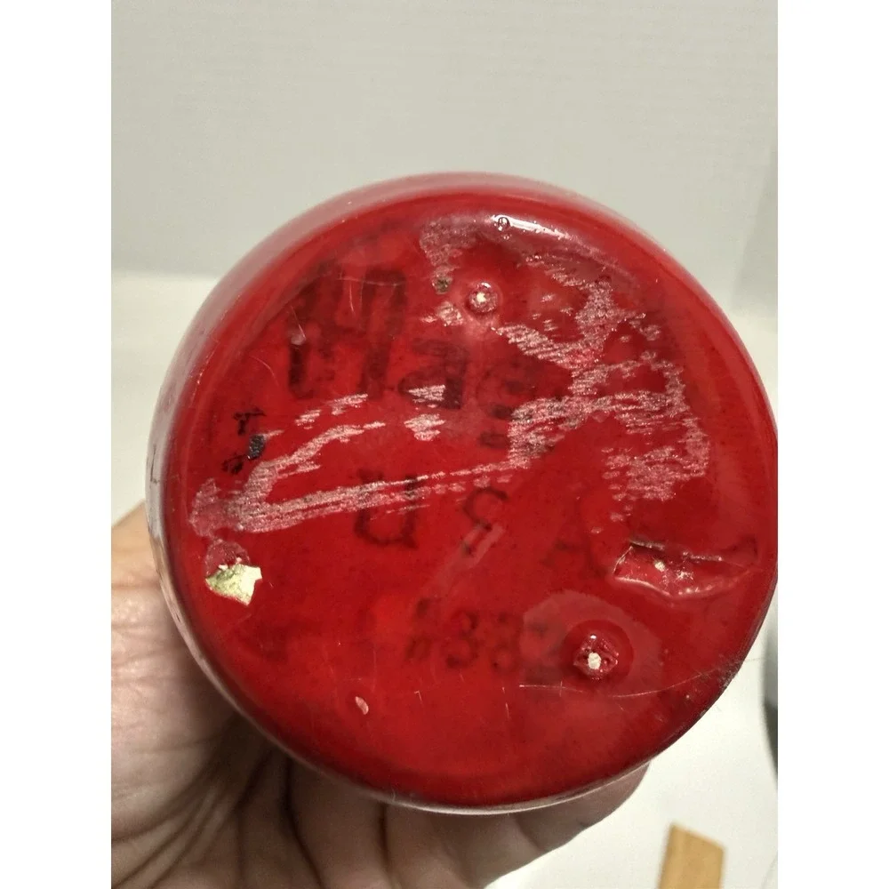 Vintage Haeger USA 382 Bud Vase Haeger Red 5.5